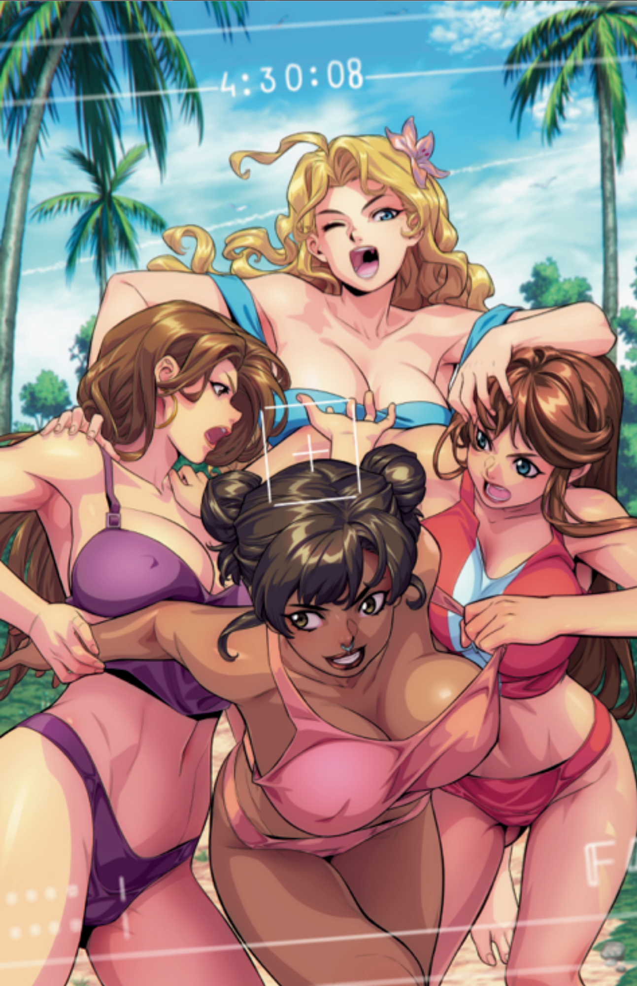 Art Print Cover A: Total Sexy Island #1