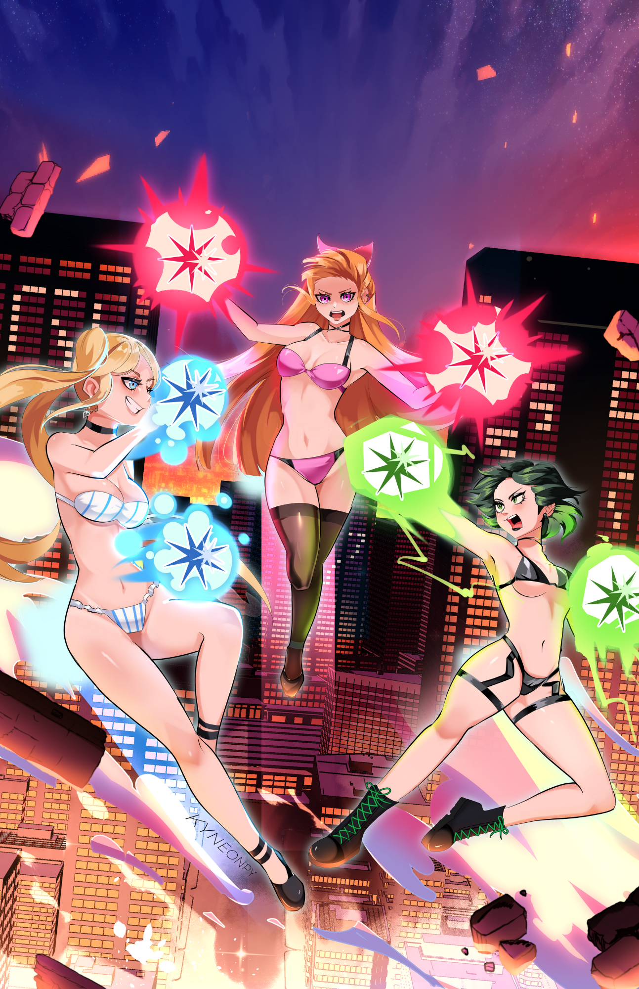 Art Print Cover A: Super Puff Chicks #2