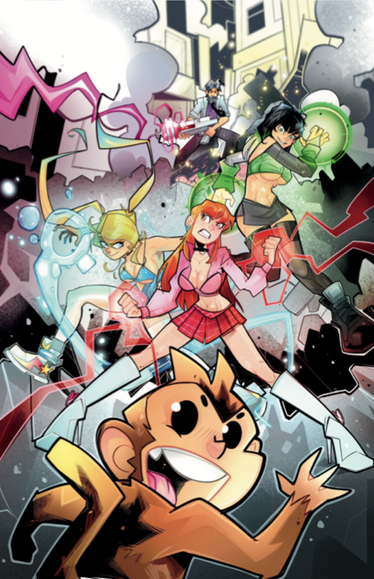 Art Print Cover A: Super Puff Chicks #3