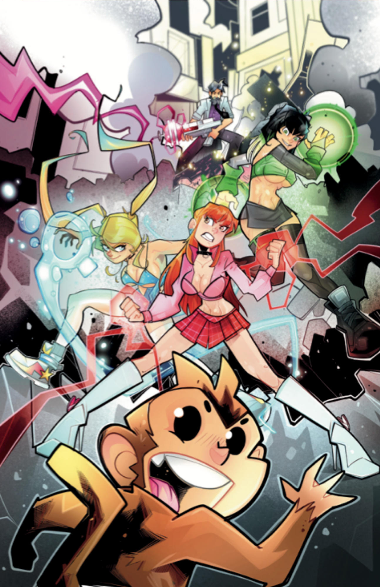 Art Print Cover A: Super Puff Chicks #3