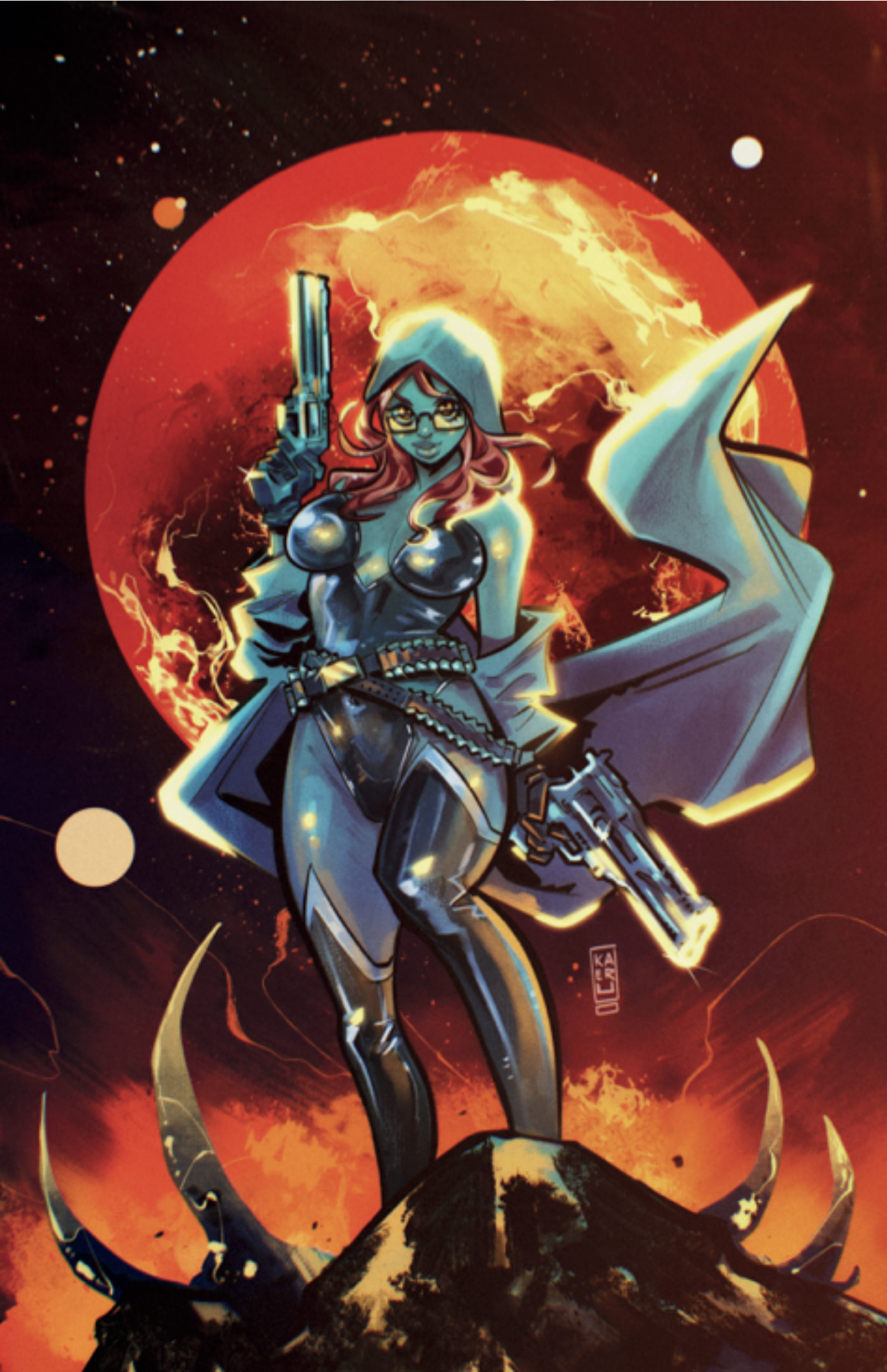Art Print Cover B: Martian Smoke #4
