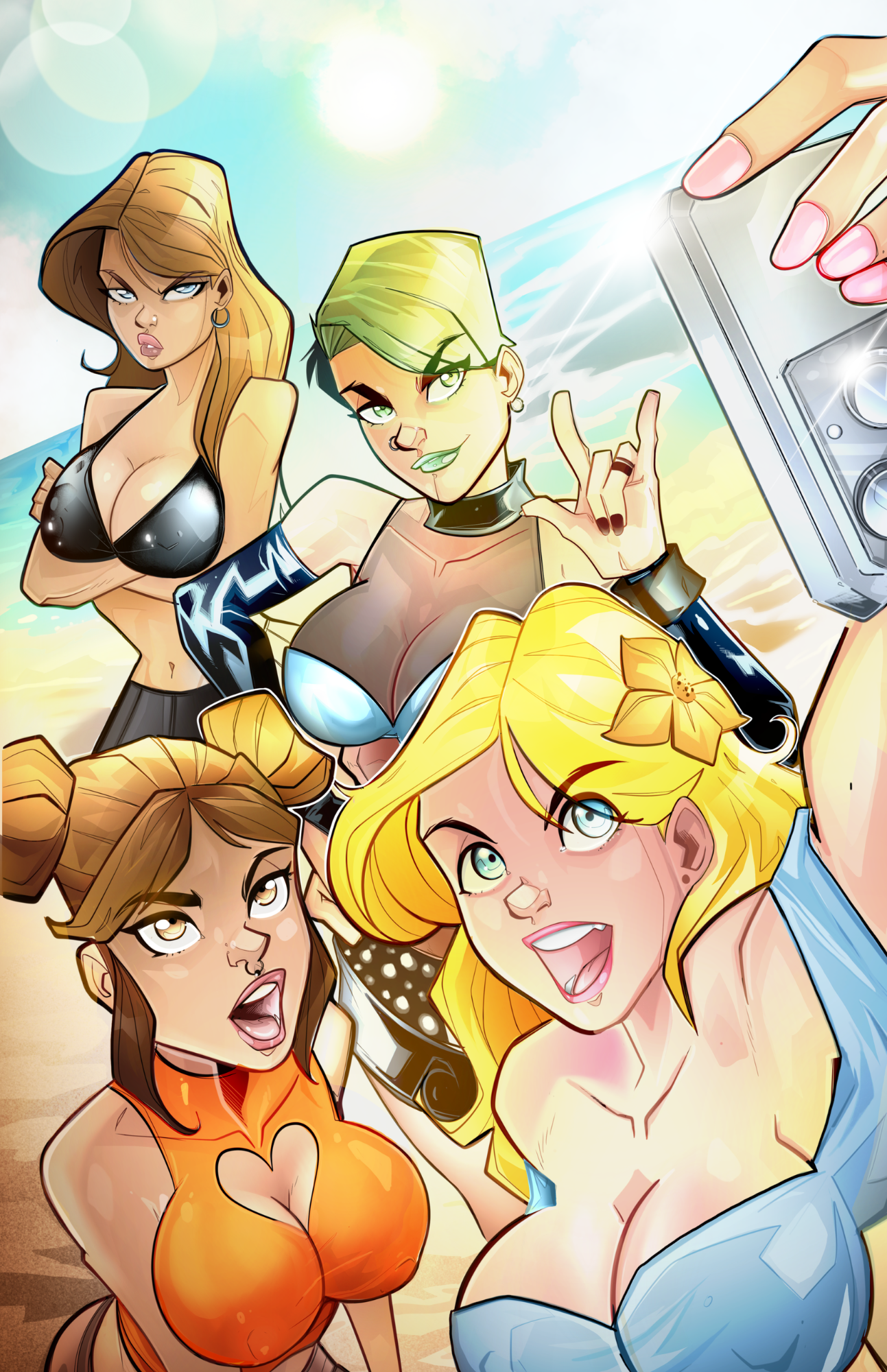 Art Print Cover A: Total Sexy Island #2