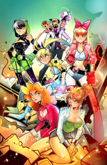 Art Print Cover C: Super Puff Chicks #6