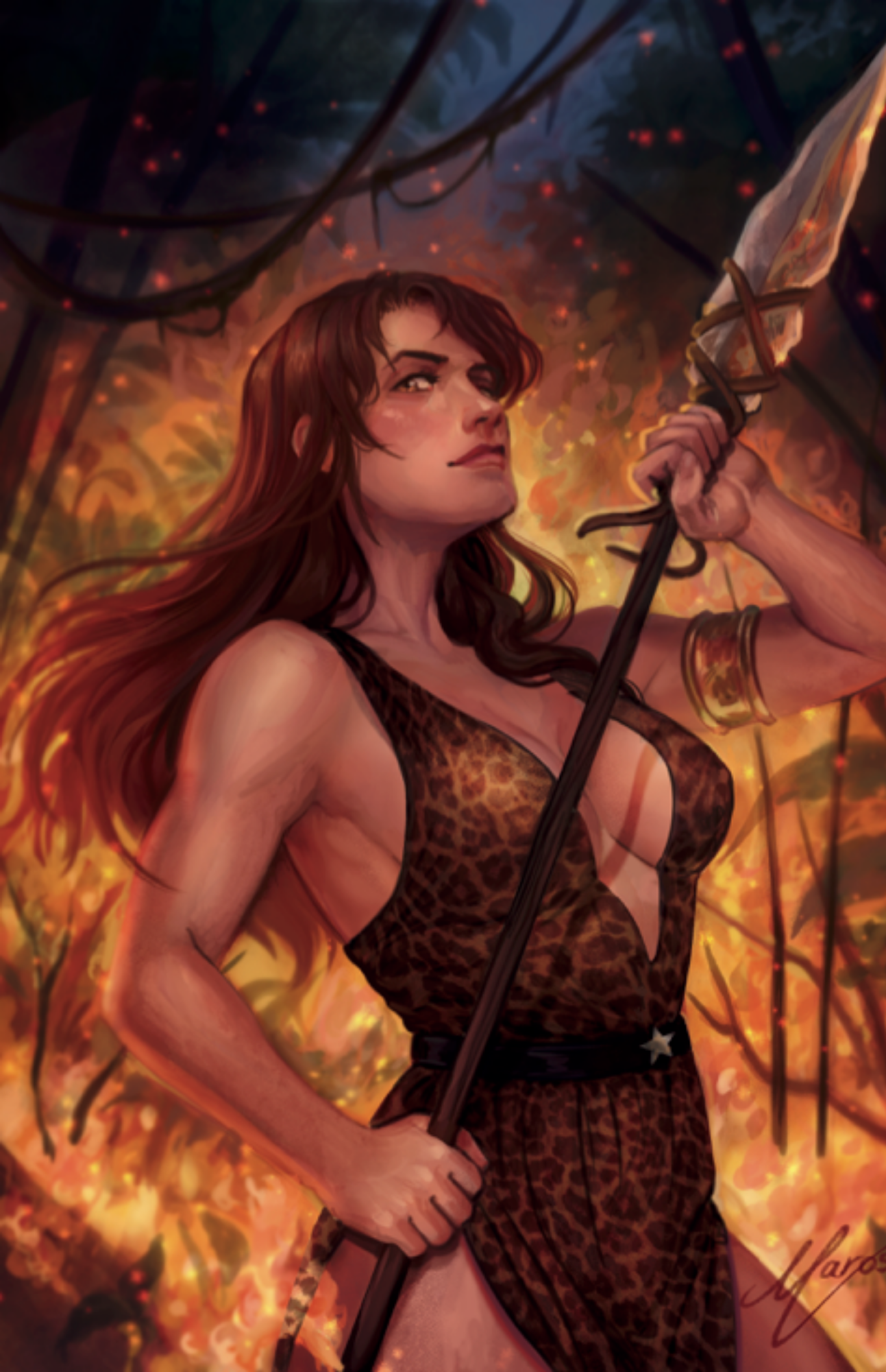 Art Print Cover C: Jungle Smoke #3