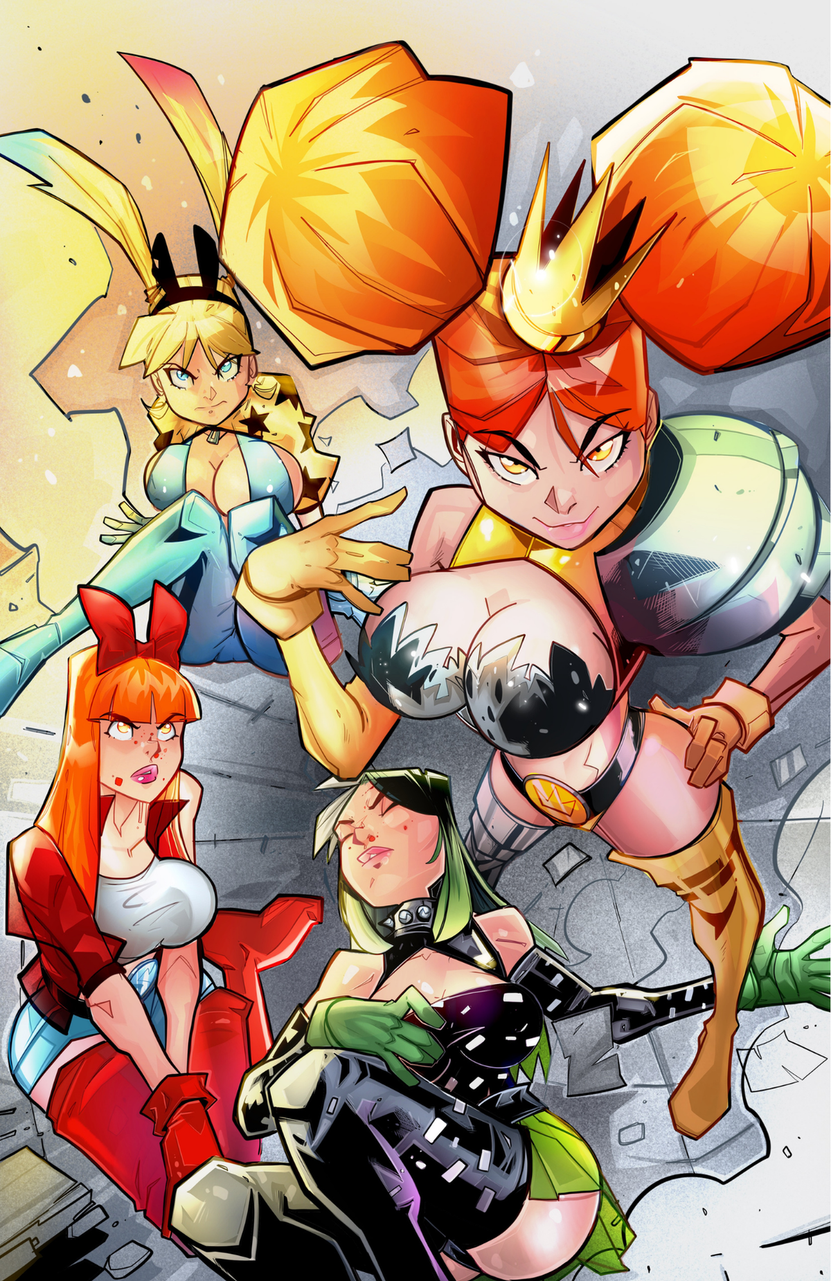 Art Print Cover A: Super Puff Chicks #7
