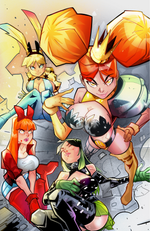 Art Print Cover A: Super Puff Chicks #7