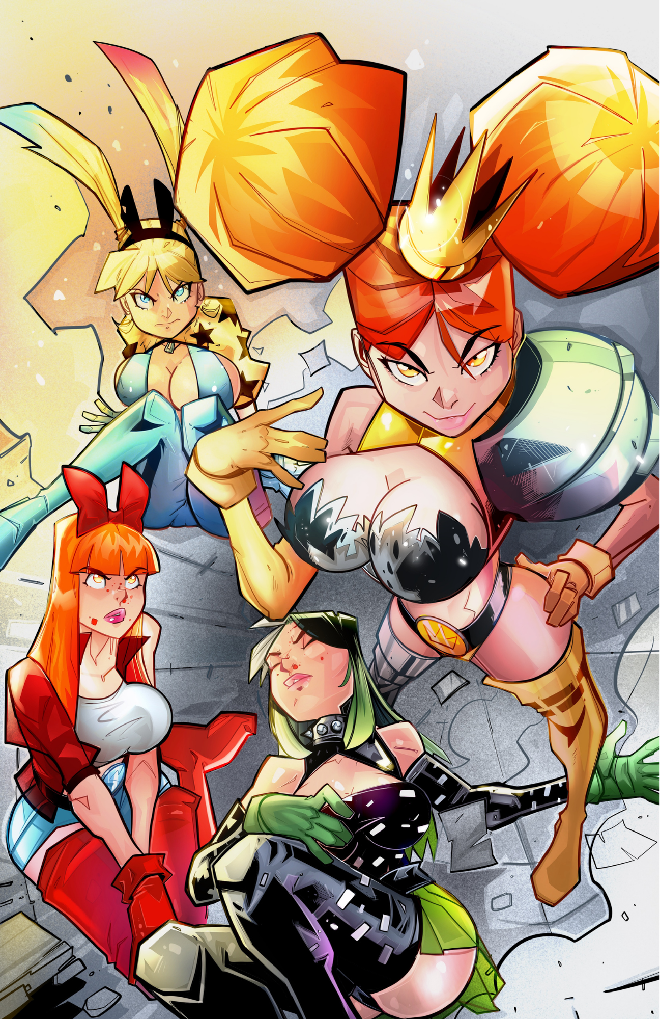 Art Print Cover A: Super Puff Chicks #7