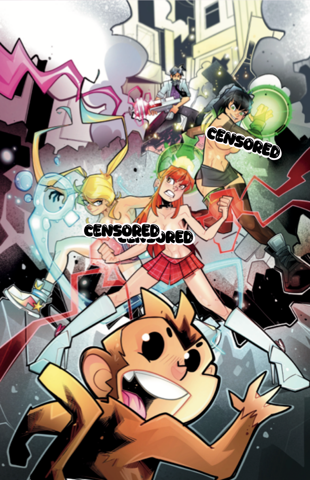 Art Print Cover A: Super Puff Chicks #3