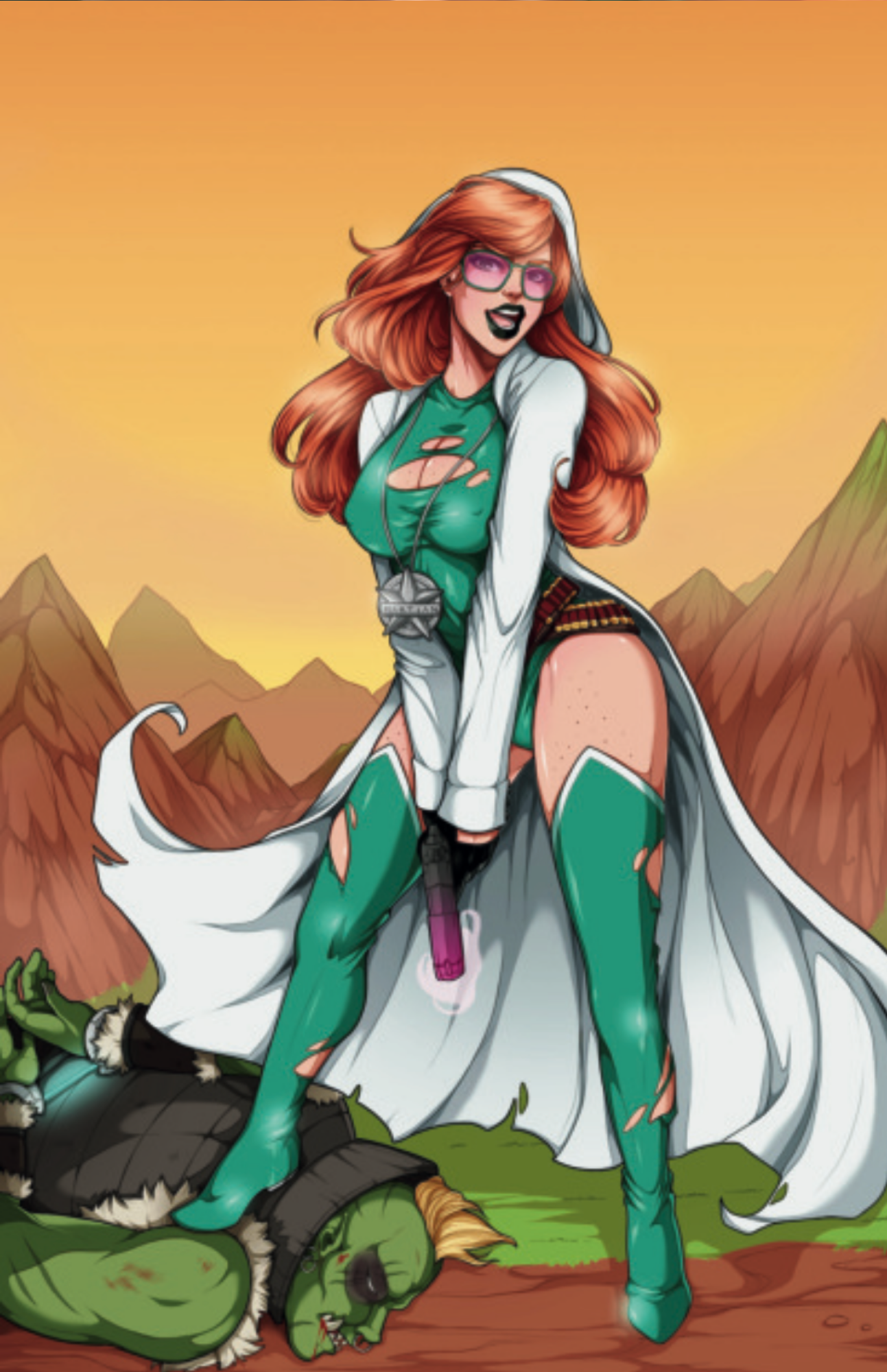 Art Print Cover C: Martian Smoke #1