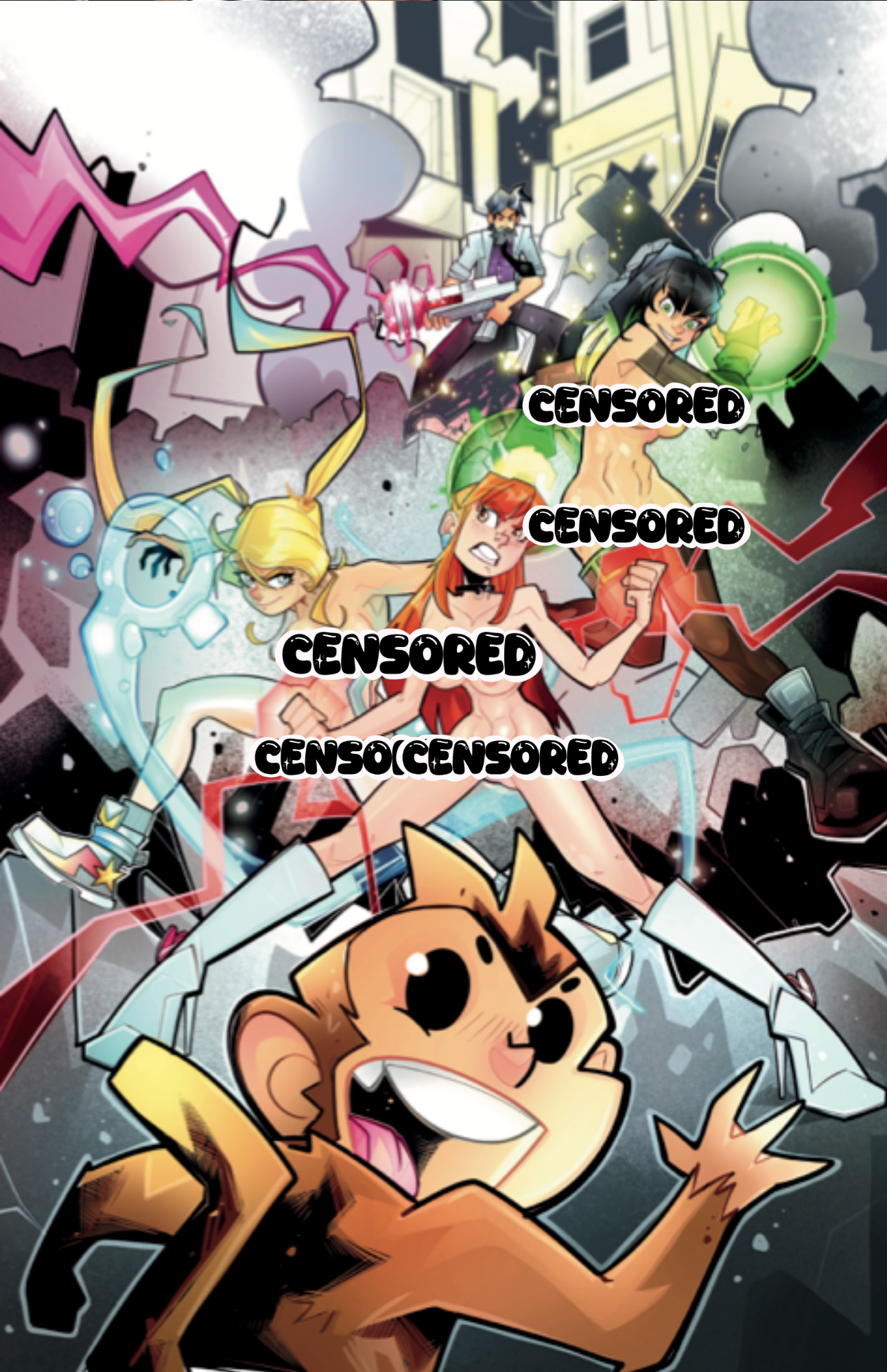 Art Print Cover A: Super Puff Chicks #3
