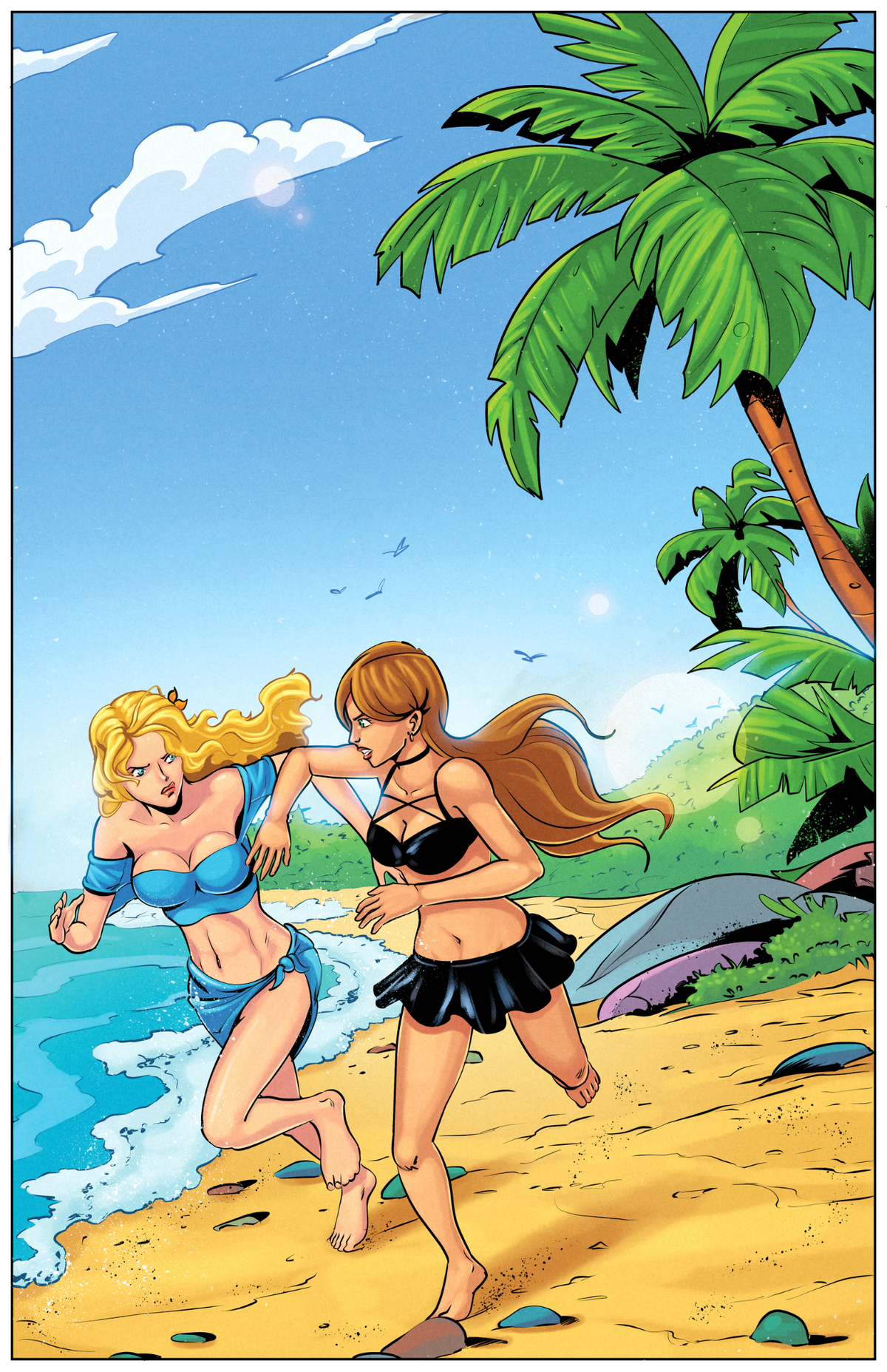 Art Print Cover B: Total Sexy Island #2