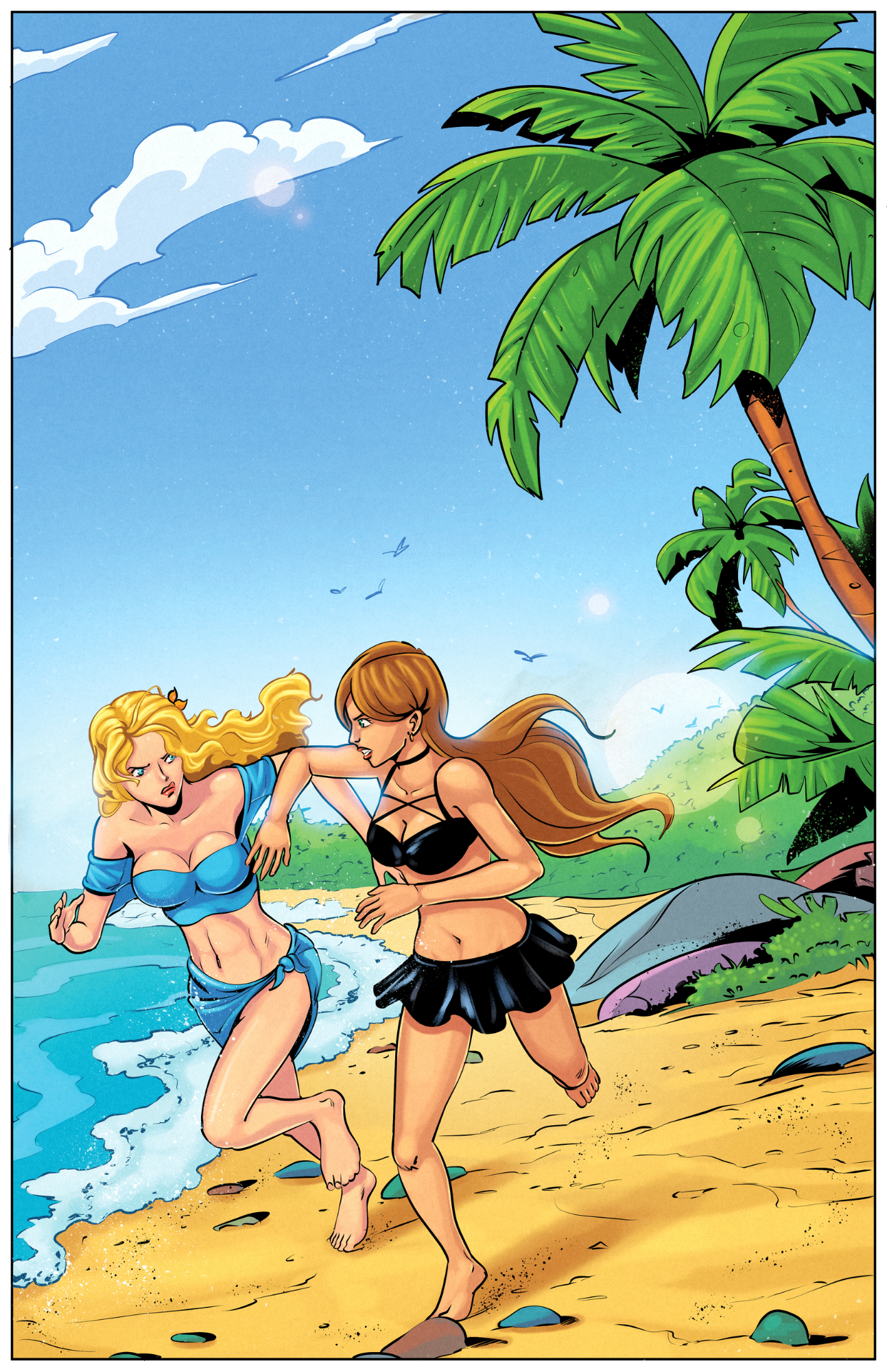 Art Print Cover B: Total Sexy Island #2