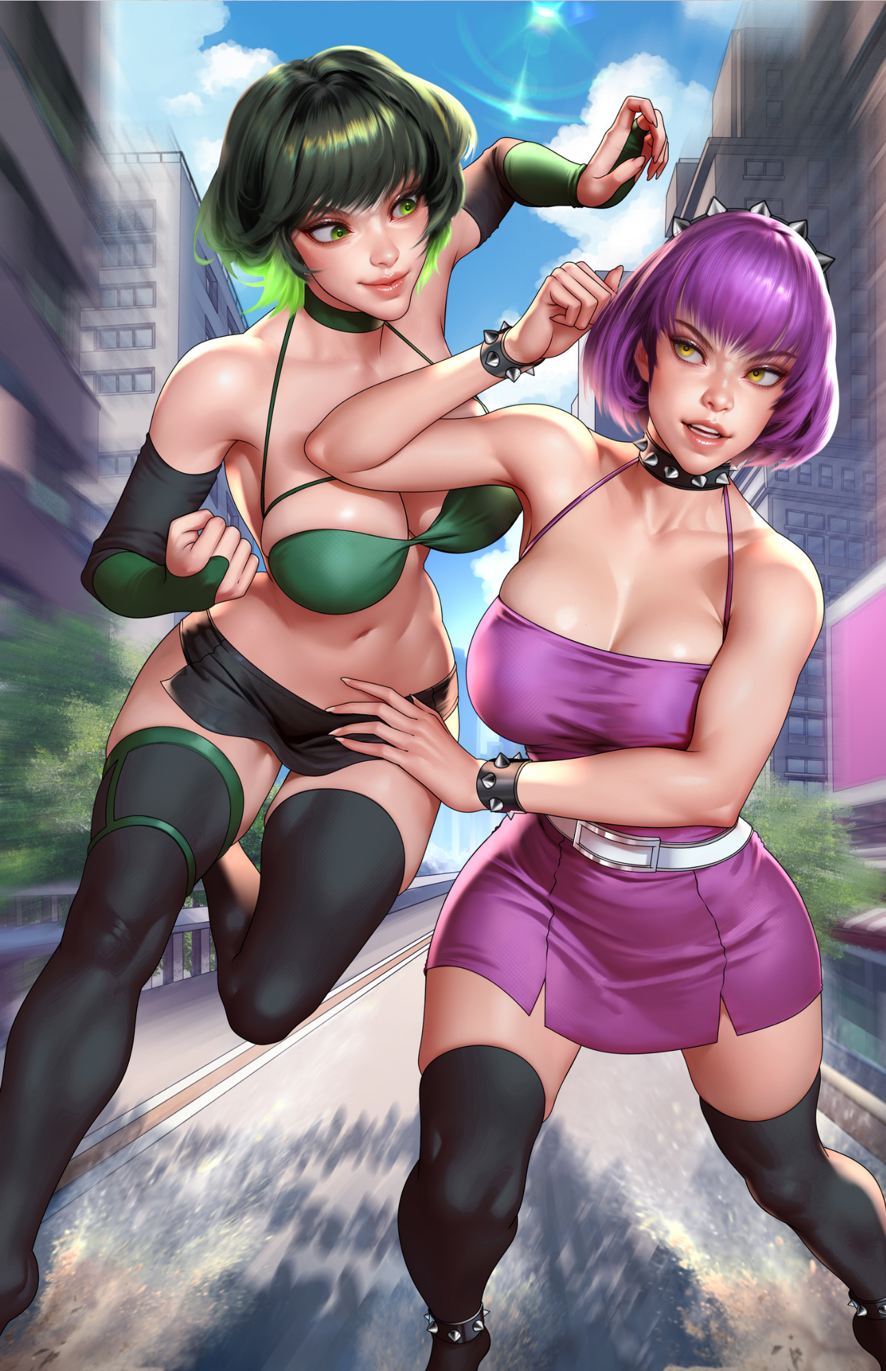Art Print Cover C: Super Puff Chicks #5
