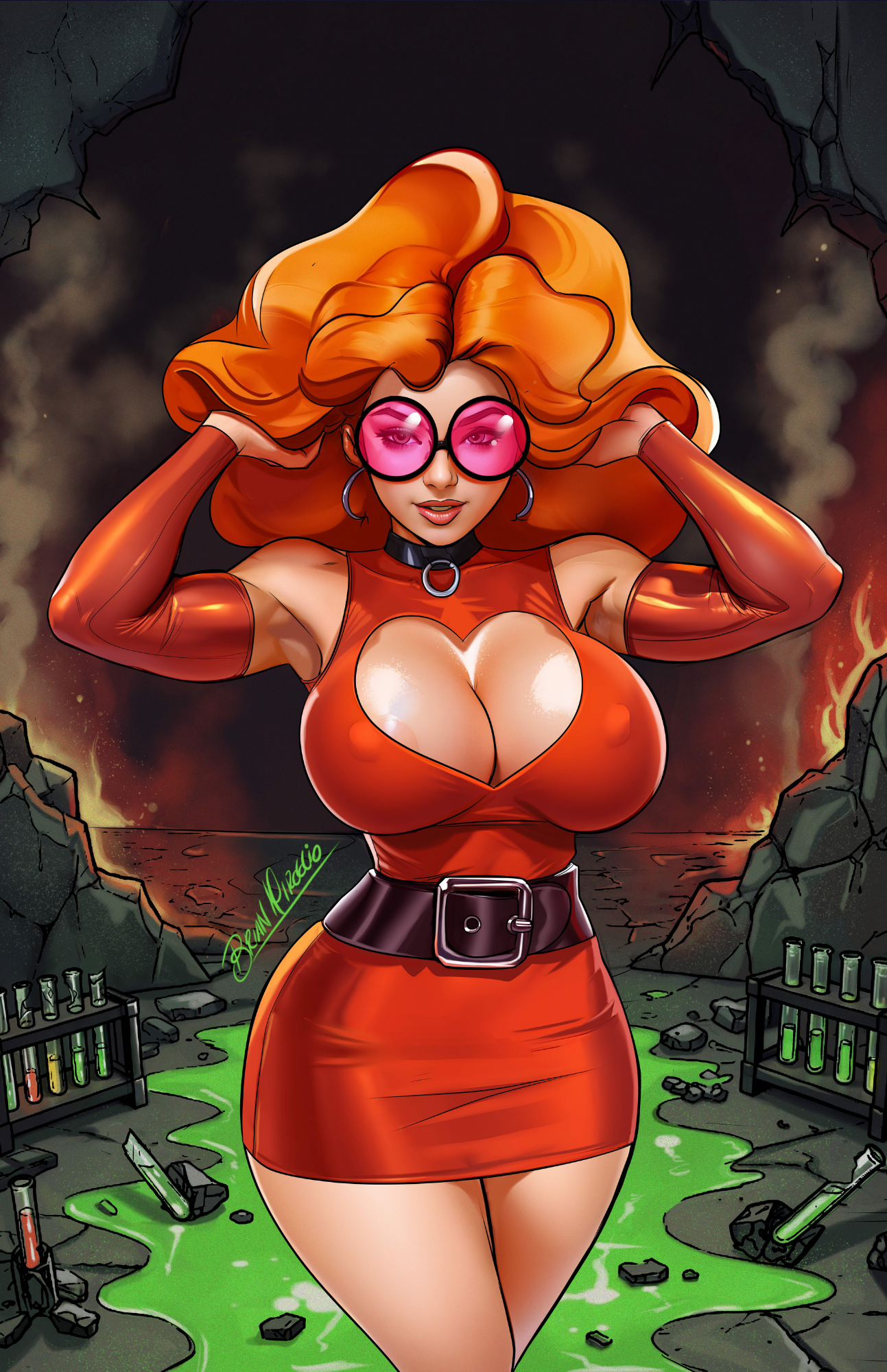 Art Print Cover A: Super Puff Chicks #6