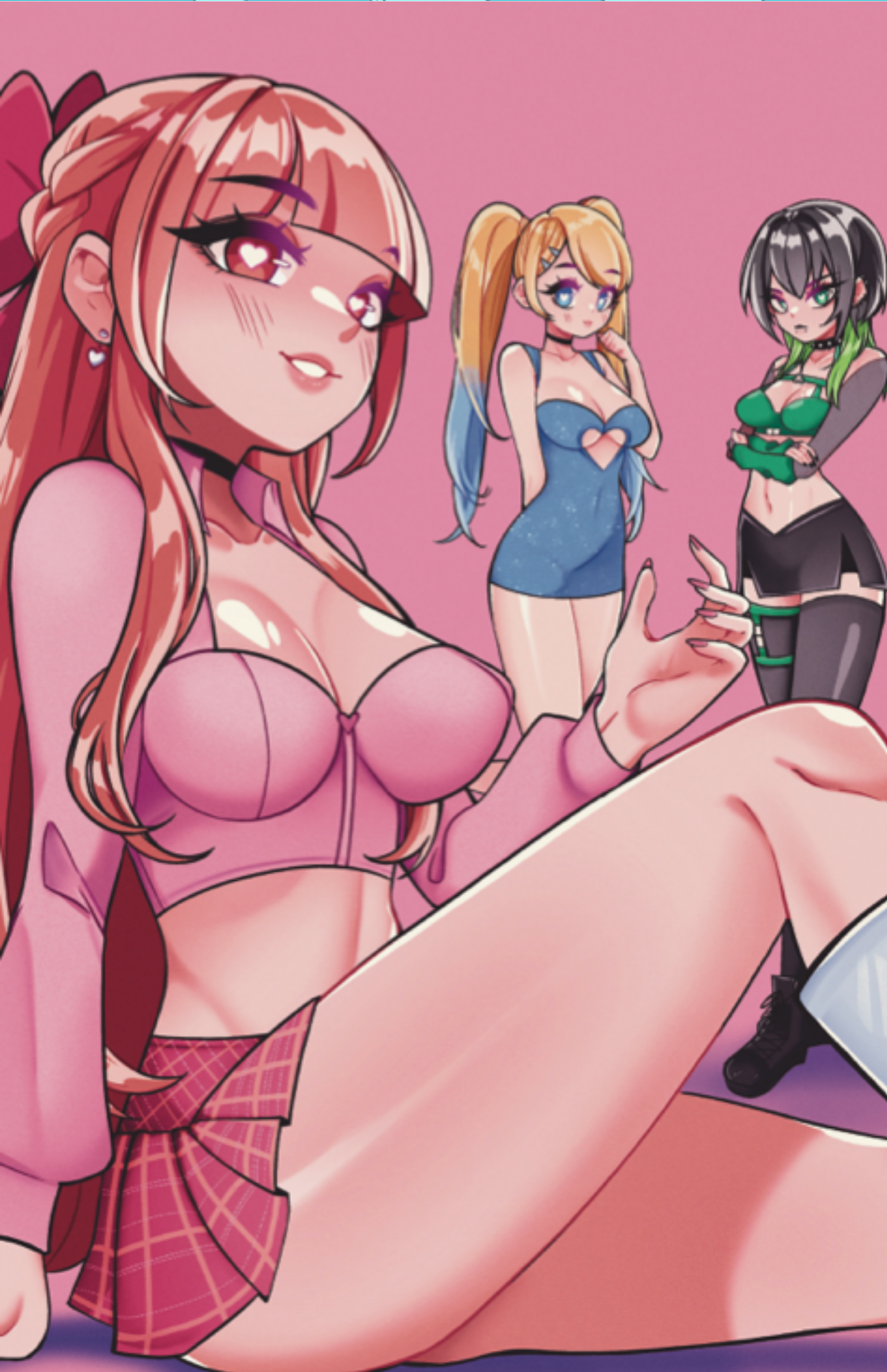 Art Print Cover A: Super Puff Chicks #1