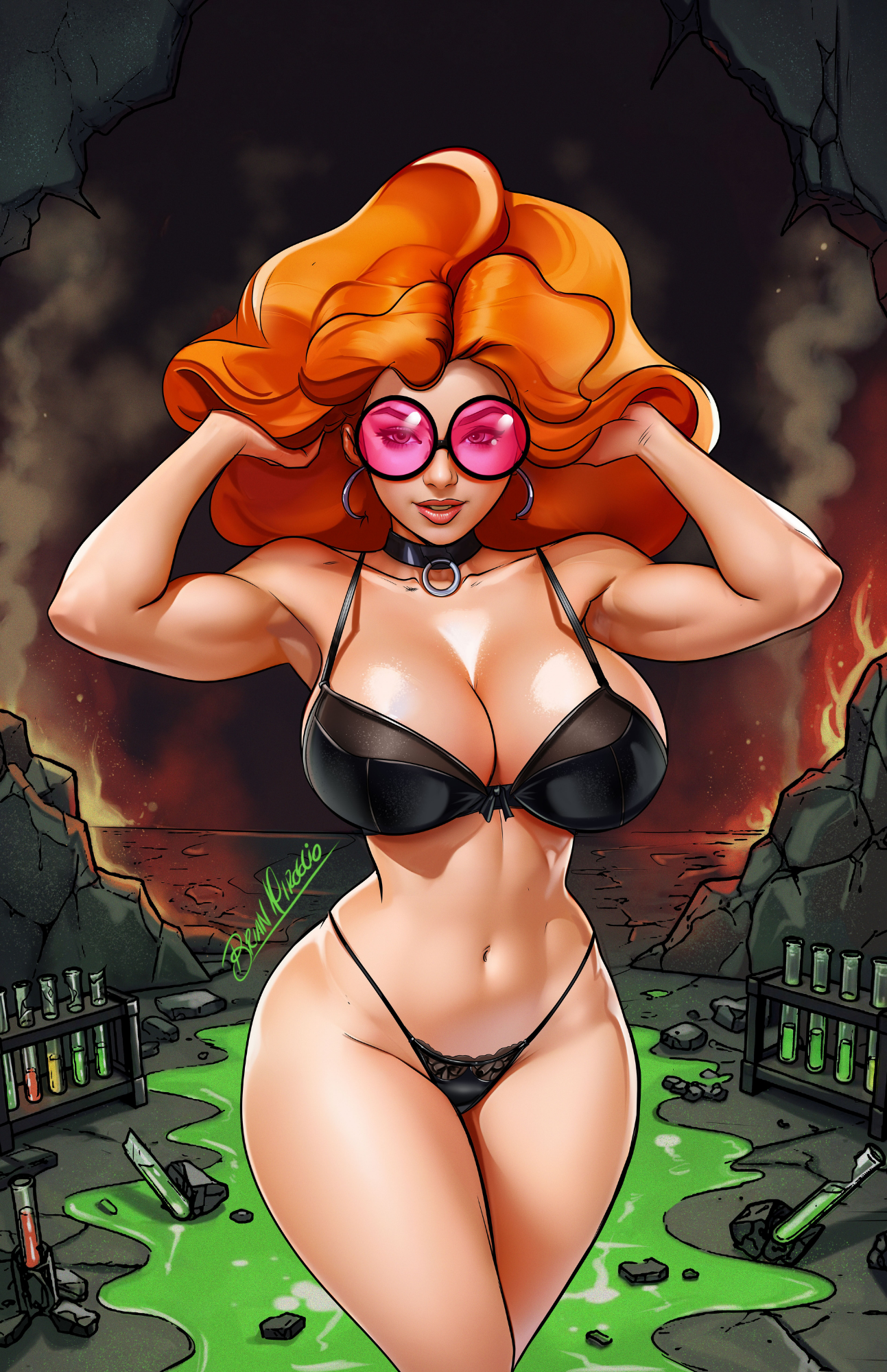 Art Print Cover A: Super Puff Chicks #6