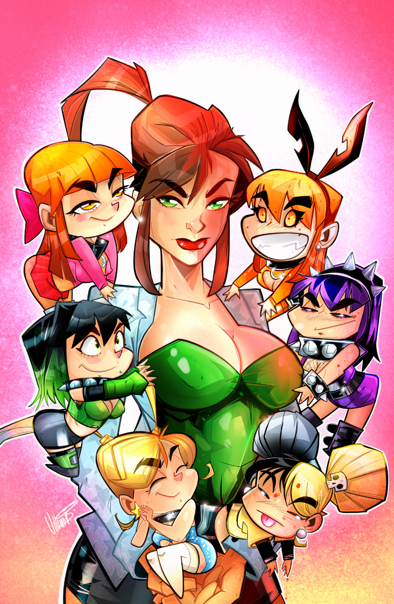 Super Puff Chicks 5 Art Print- Cover D