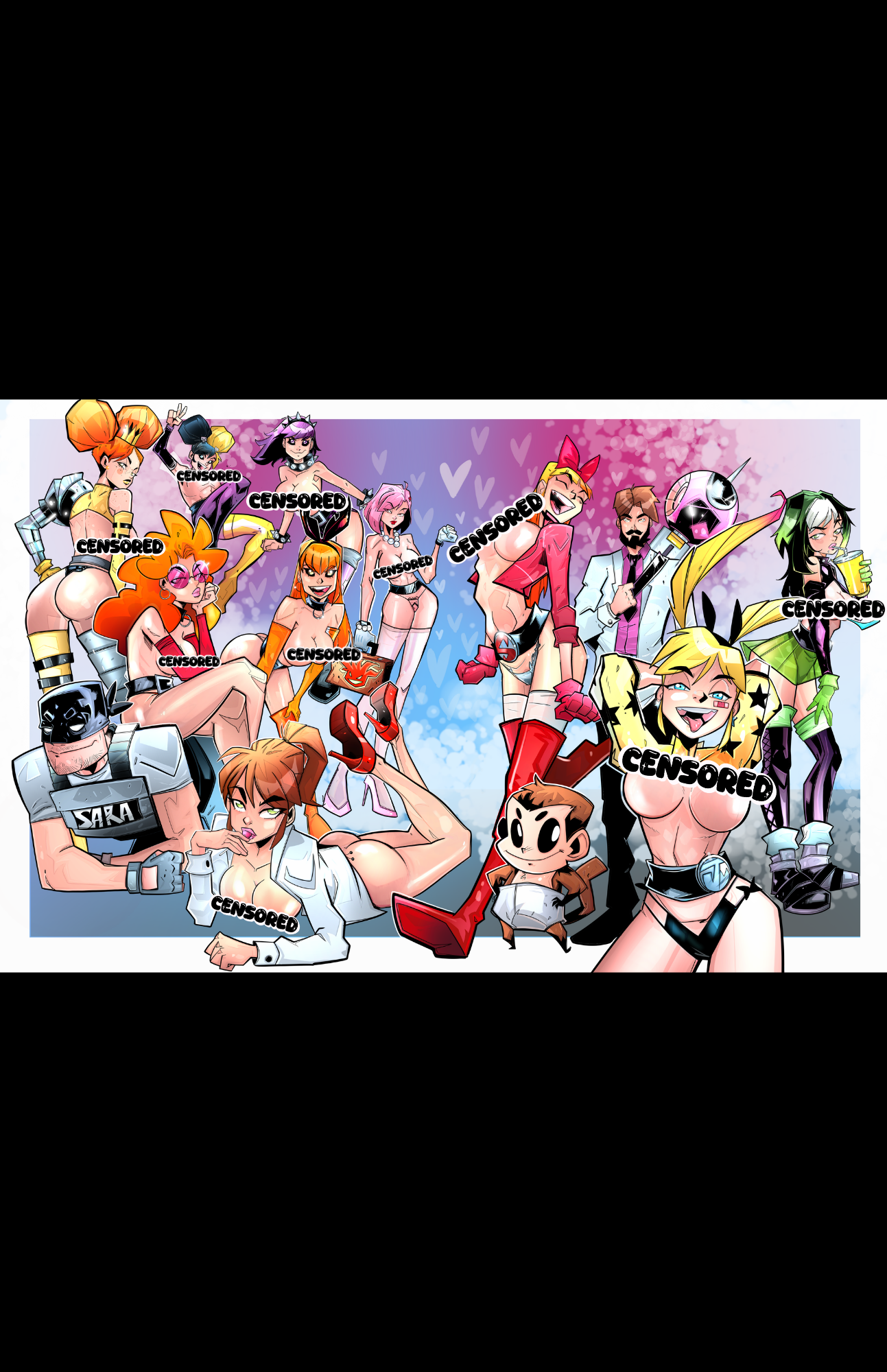 Art Print Cover A: Super Puff Chicks Vol. #2