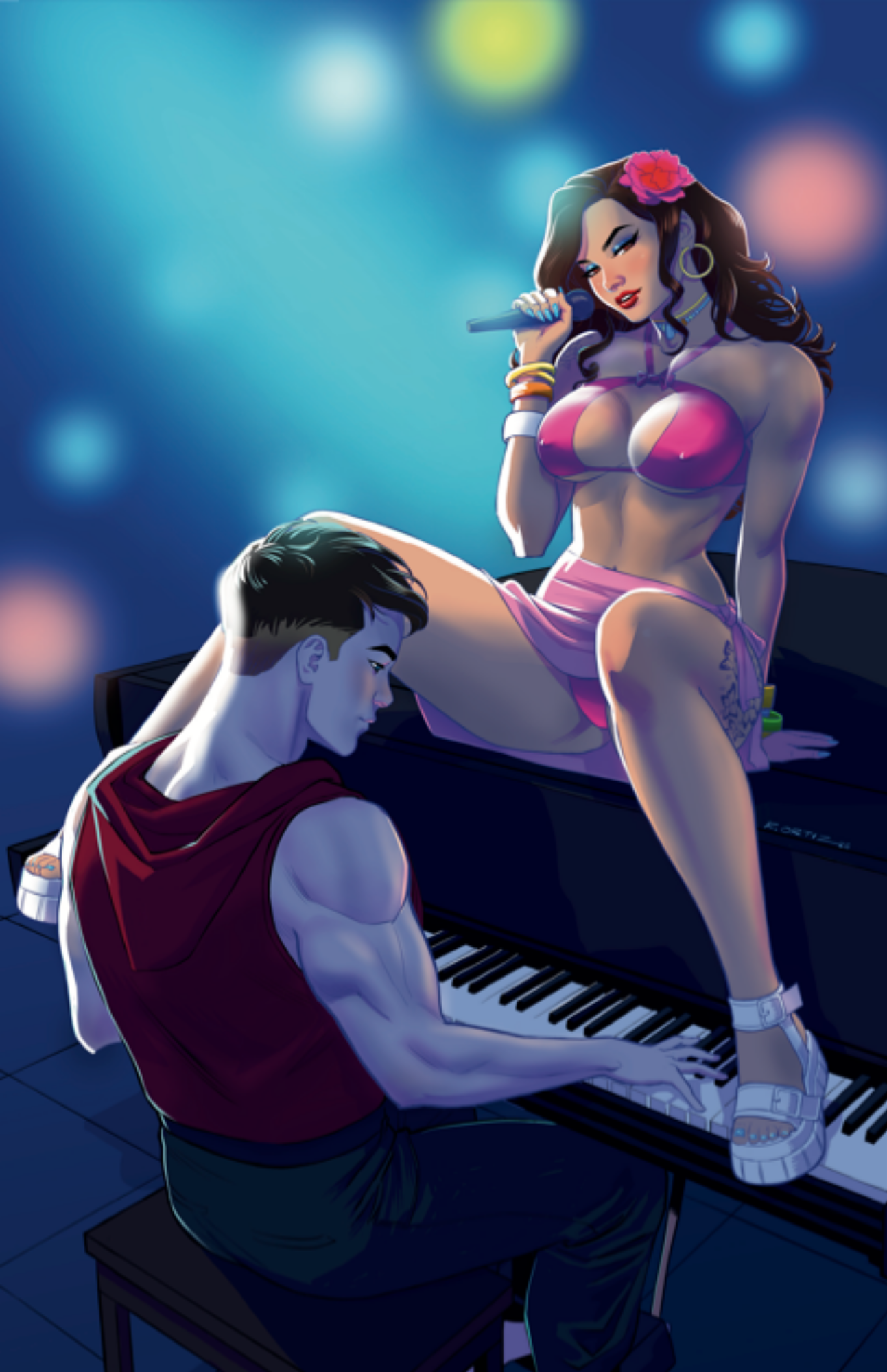 Art Print Cover C: College School Musical #1