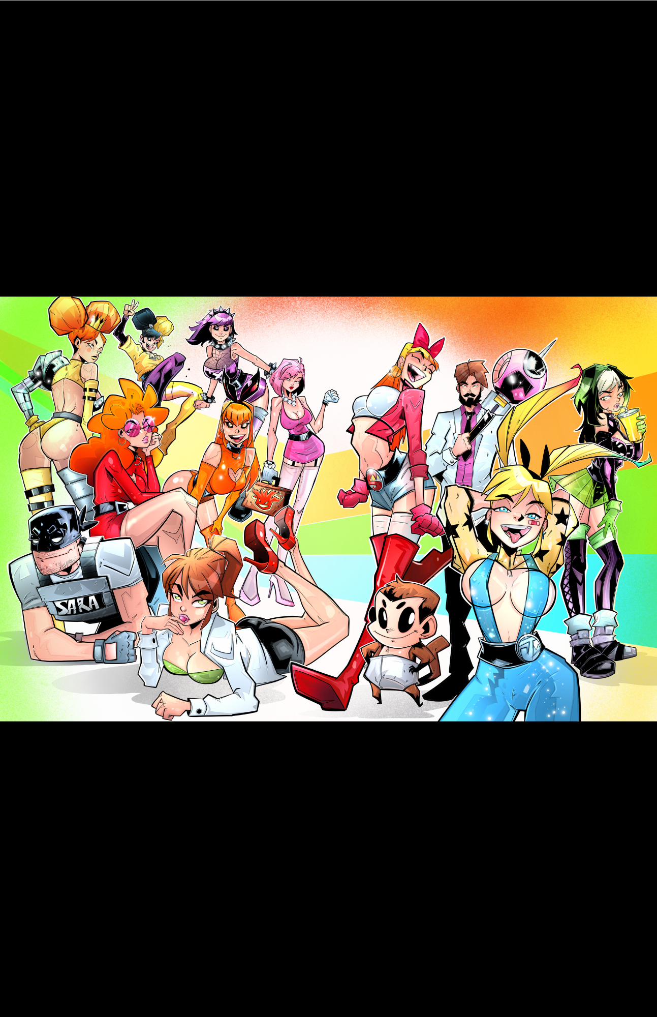 Art Print Cover A: Super Puff Chicks Vol. #2
