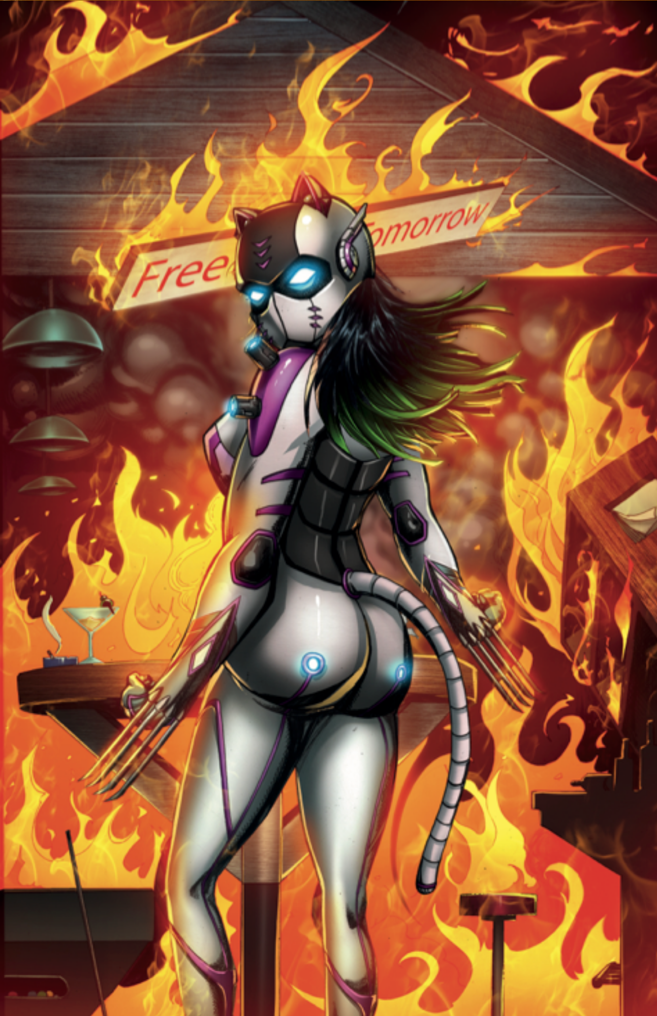 Art Print Cover B: Ocean Smoke #1