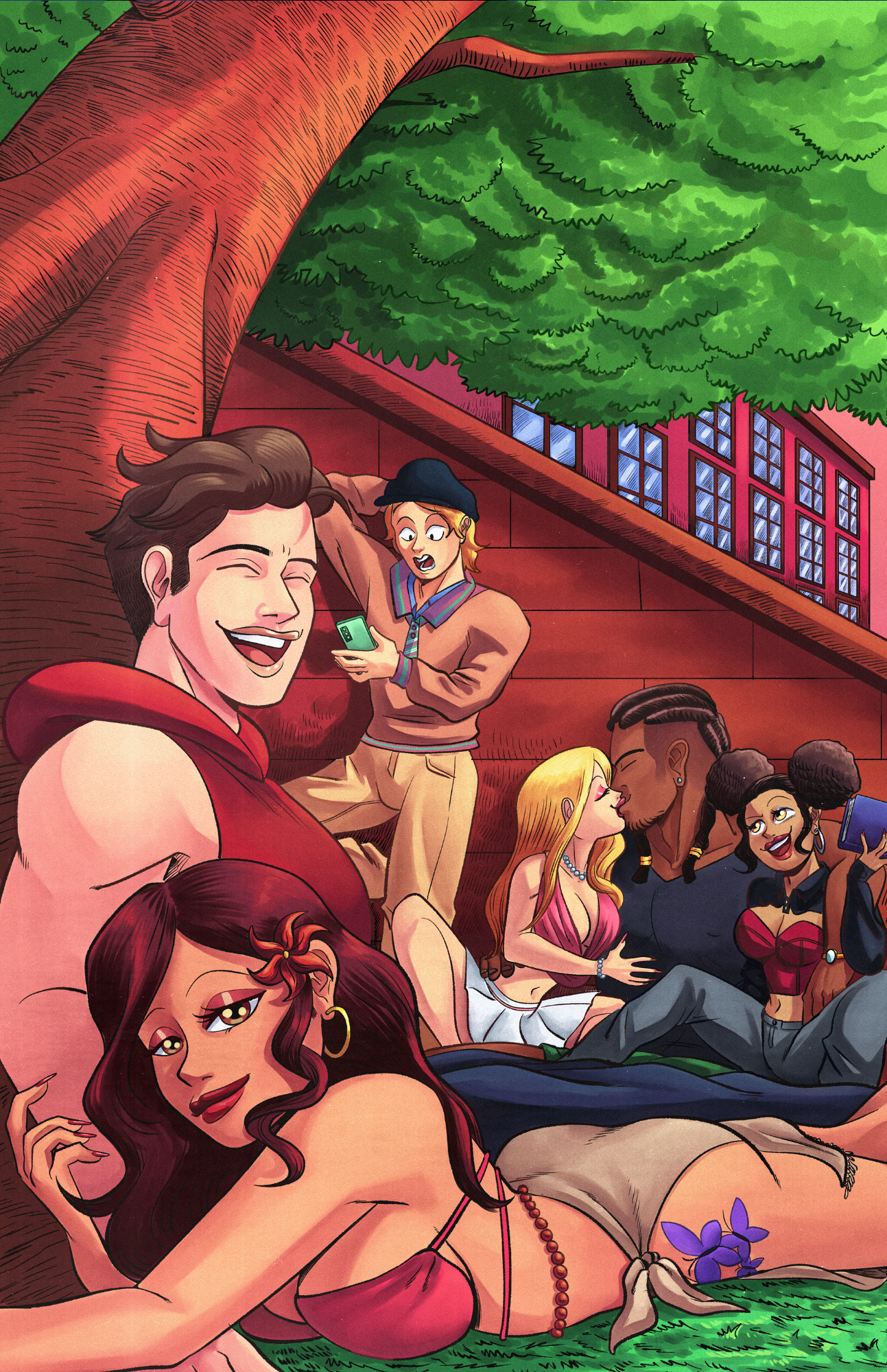 Art Print Cover A: College School Musical #1