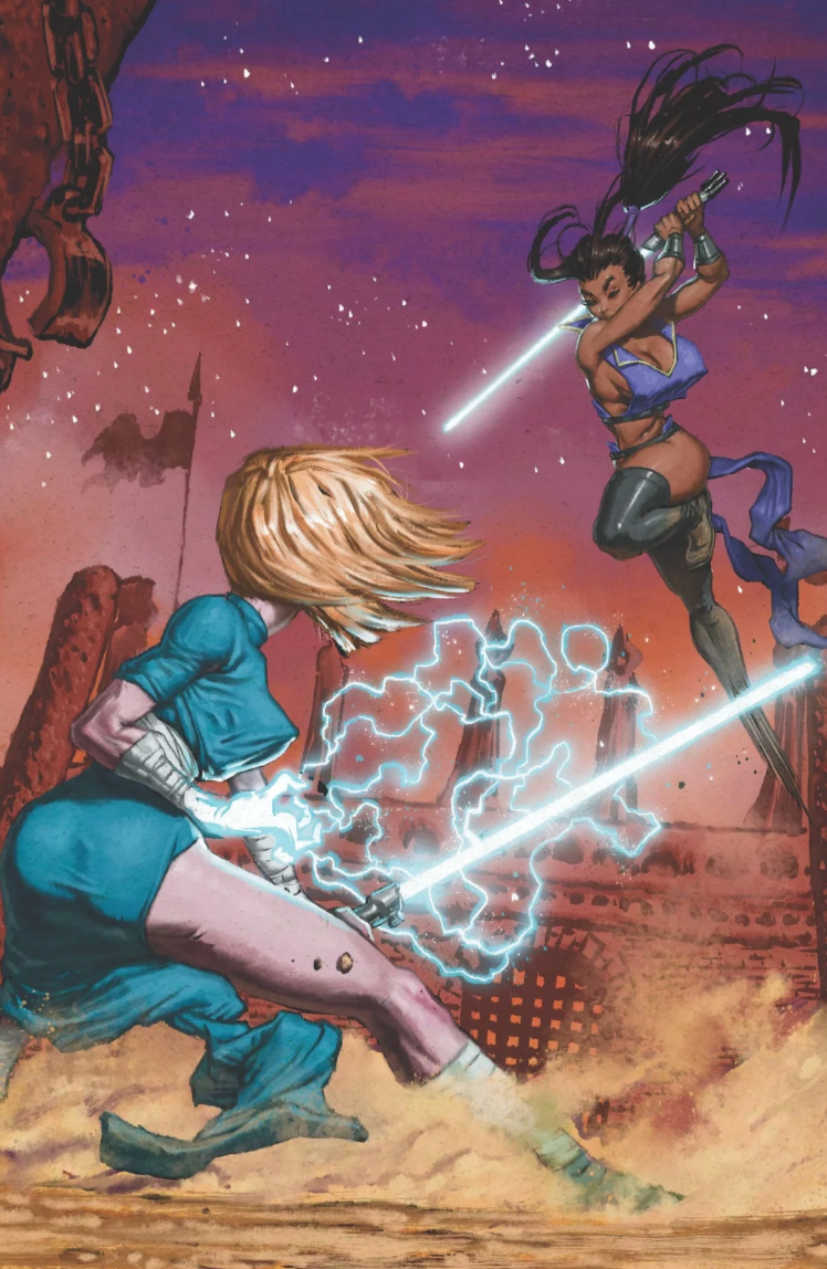 "Electric Battle" - Martian Smoke Art Print