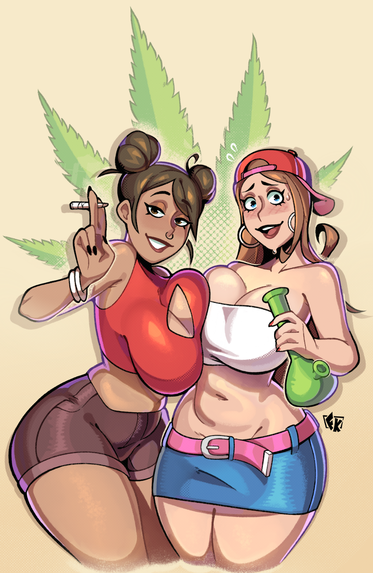 "Stoner Girls" - Dude, Where's My Weed?! Art Print
