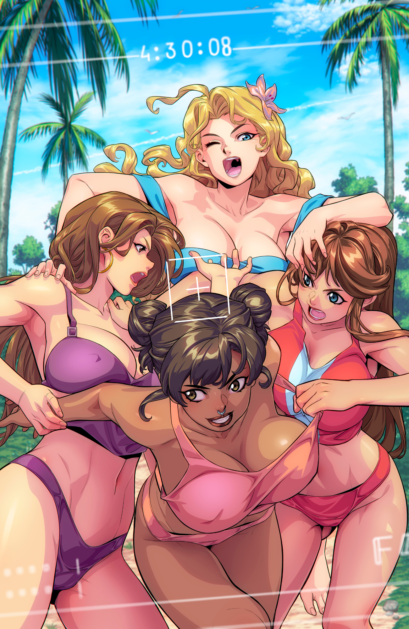 "Sun Up; Claws Out" - Total Sexy Island Art Print